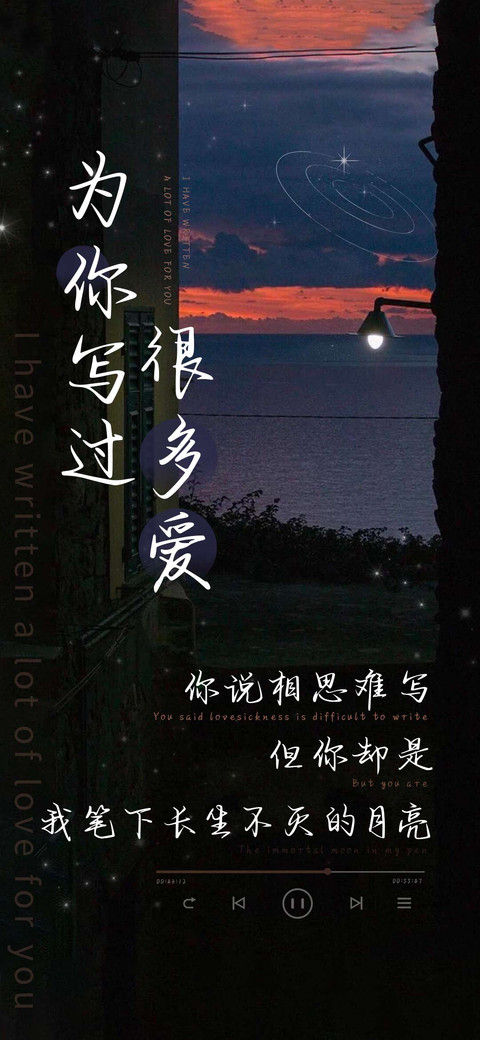 为你写过很多爱 preview