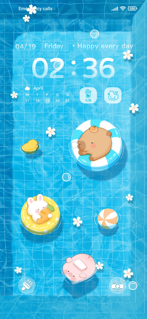 Water ripple pool preview
