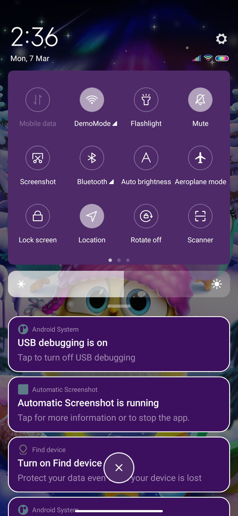 Angry Birds Winter miui theme