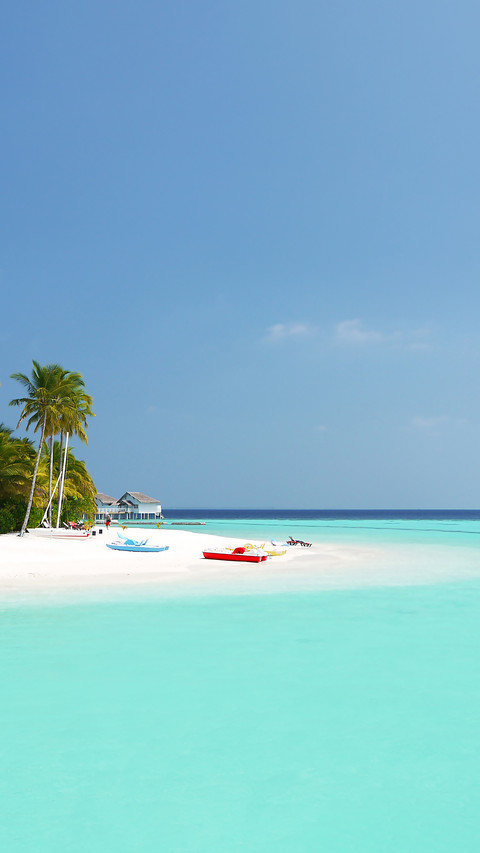Water Villas on the Perfect Tropical Island in Maldives preview