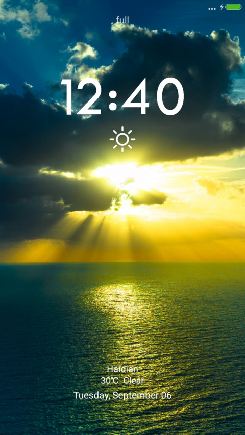 iOS Sunset preview