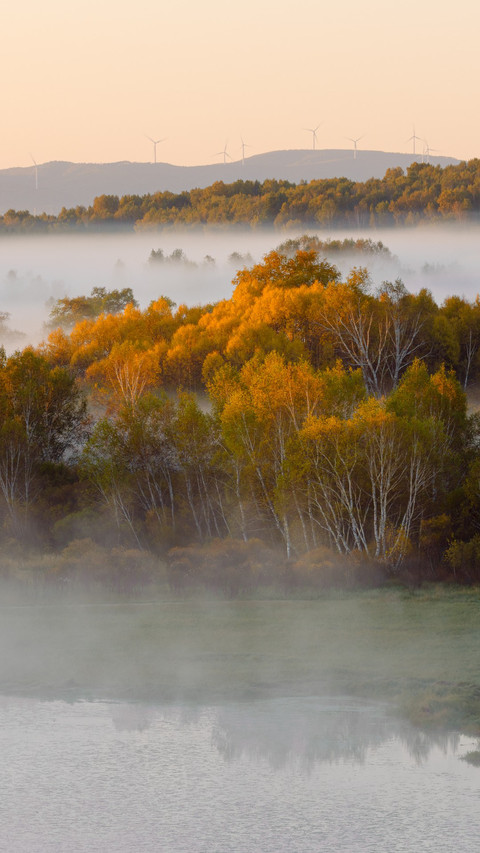 Autumn morning light at Saihanshan preview