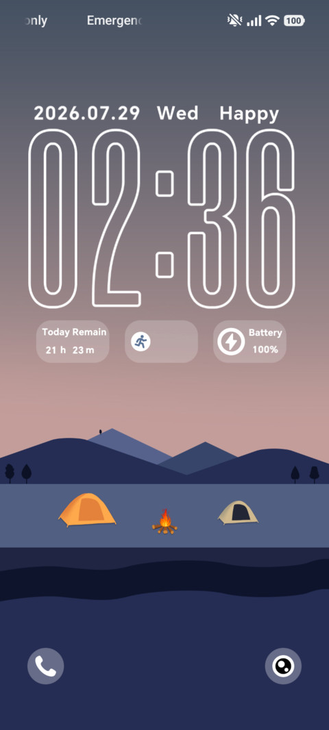Mountain Dusk Fire preview