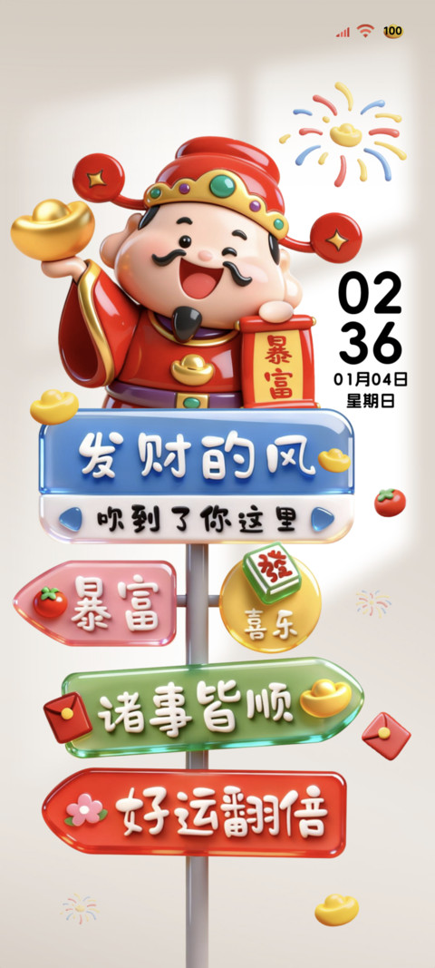 财神送福 多换图 preview