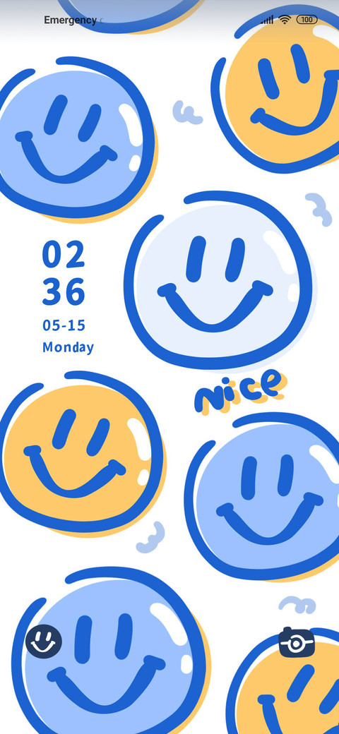 Oil Smile Blue preview