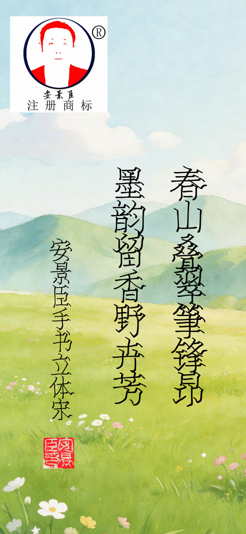 安景臣手书立体宋 preview