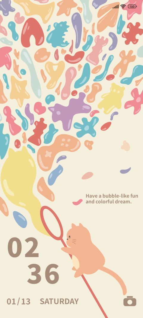 Cat's Bubble Dream preview