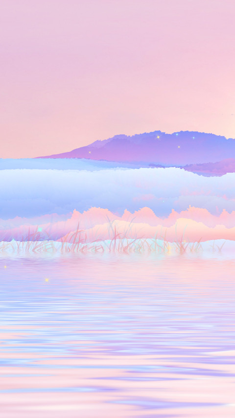 The morning light spreads over the quiet flow of the preview