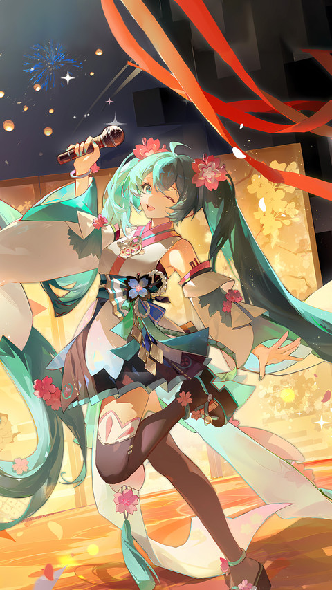 初音未来的庆典风姿 preview