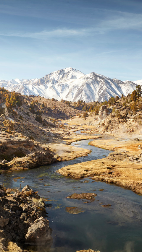 The meandering hot spring river preview