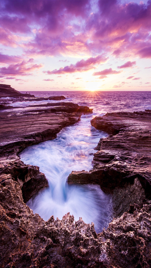 At sunset the sea and the sky complement each other preview