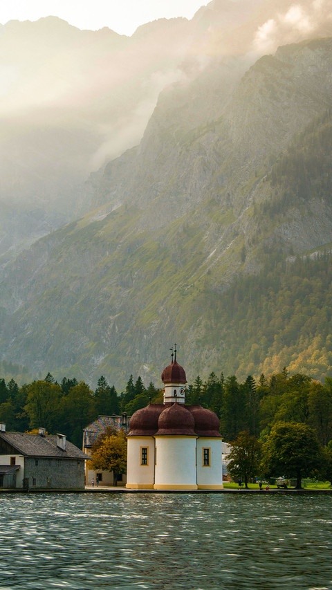 Church on the German lake preview