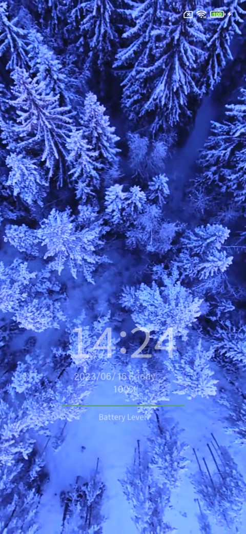 Blue fog forest preview