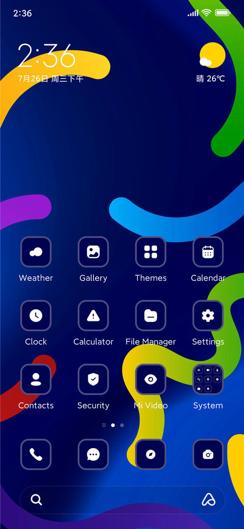 Abstract Blue preview