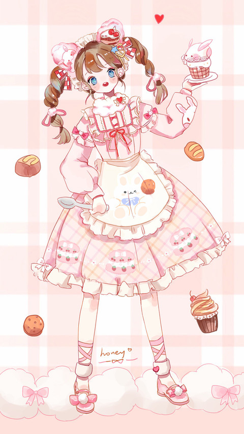 Lolita girls love cake preview