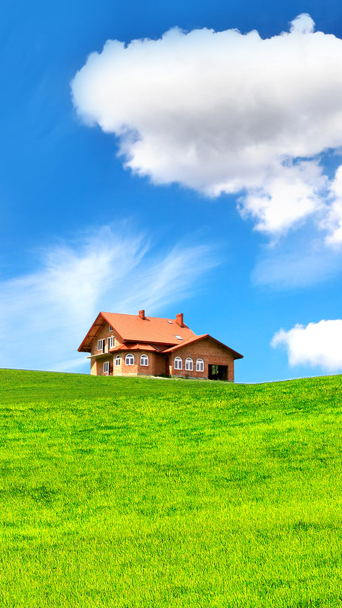 A new brick house in springtime preview