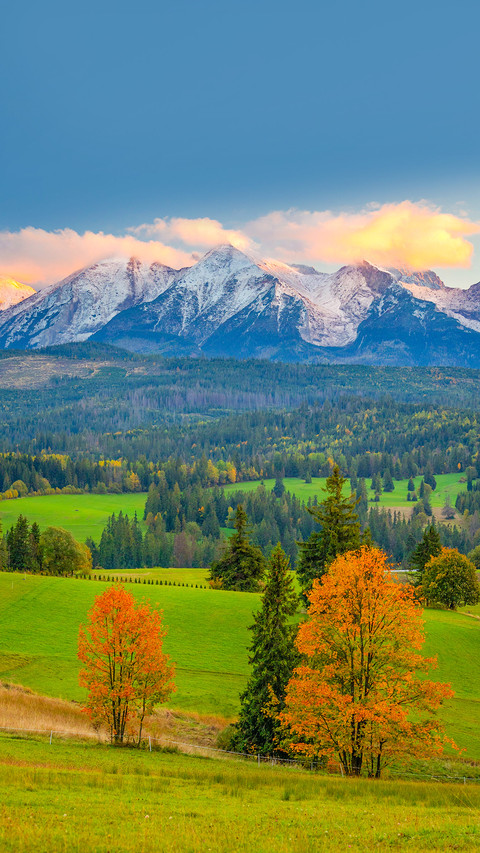 A beautiful autumn landscape of the Tatra Mountains preview