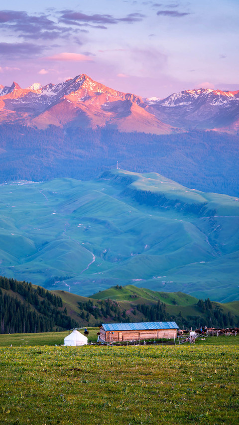 Xinjiang Yili Karajun Grassland High Mountains preview