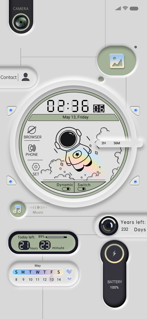 Dial astronaut preview