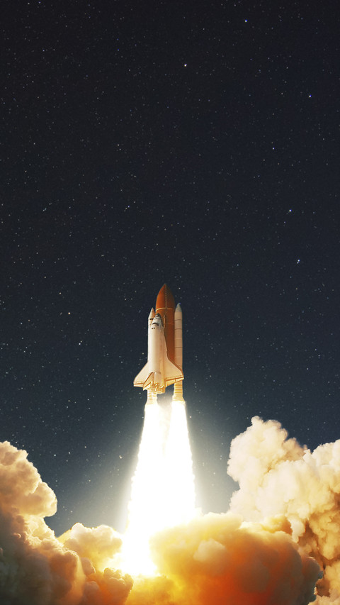 Space Shuttle launching preview