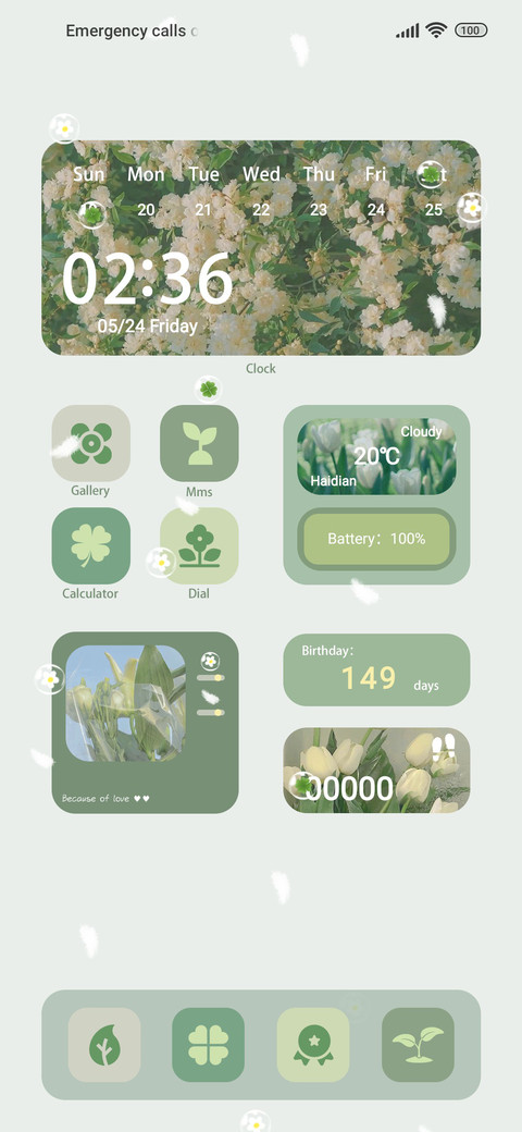 Green in spring preview