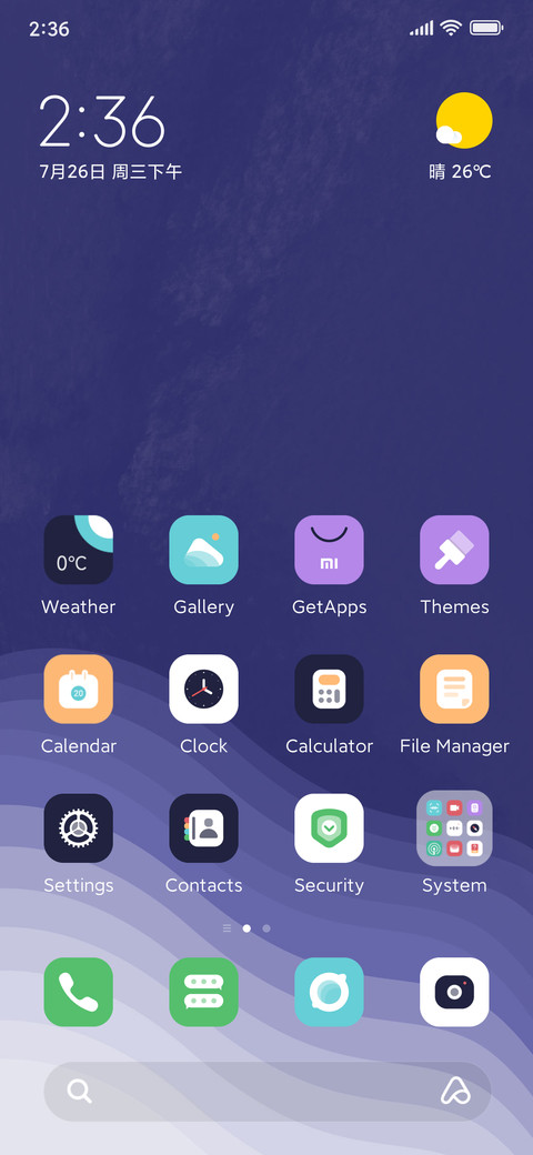 Geometric wave preview