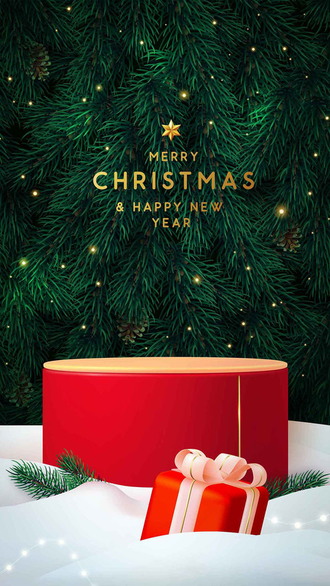 Christmas illustration preview