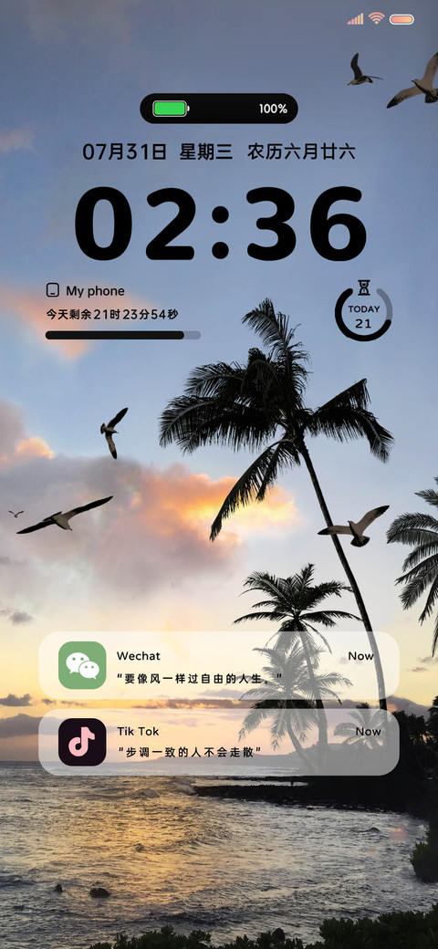 INS 落日椰林 preview