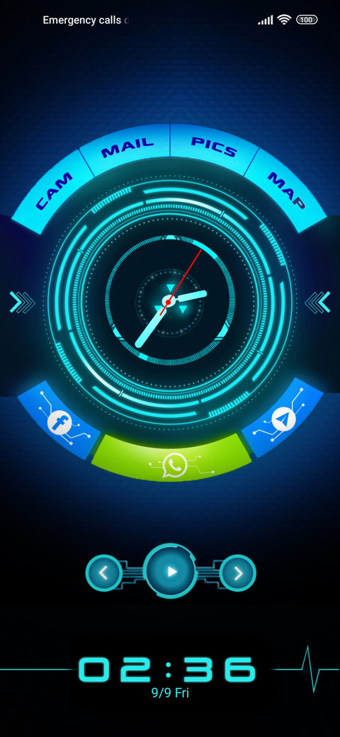 Techy UI preview