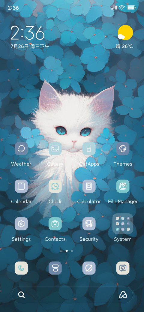white cat preview