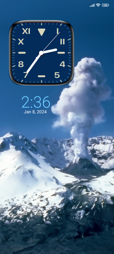 volcano snow preview