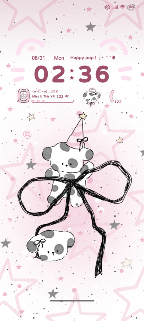 Pink‑Black Pup preview