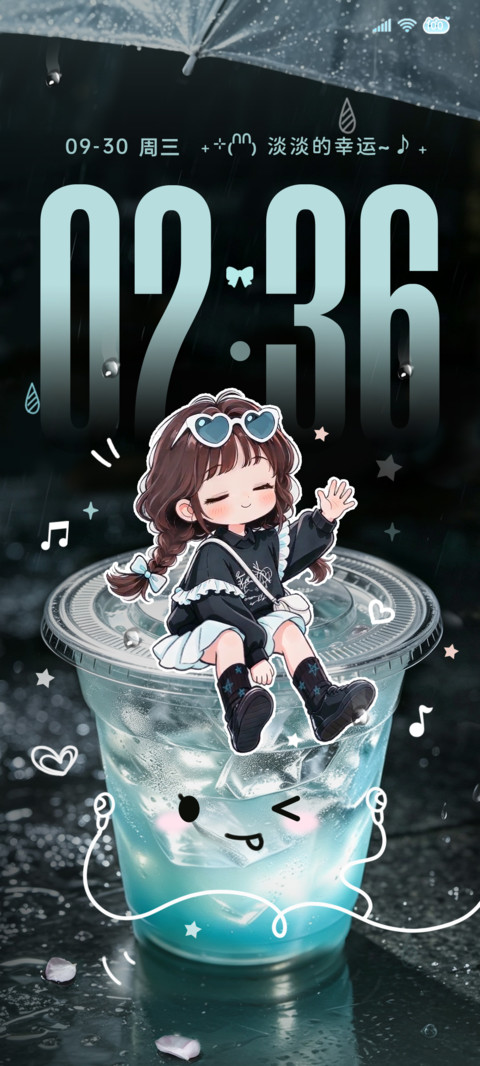 氛围 甜酷薄荷少女 preview