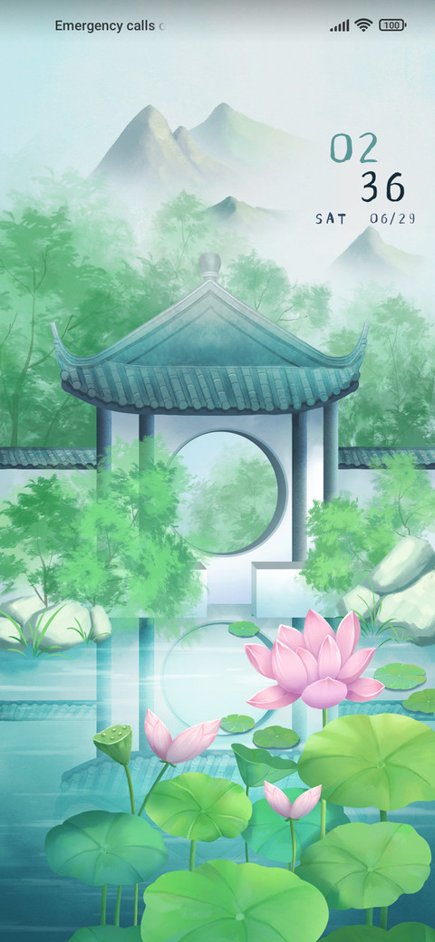 Lotus green water preview