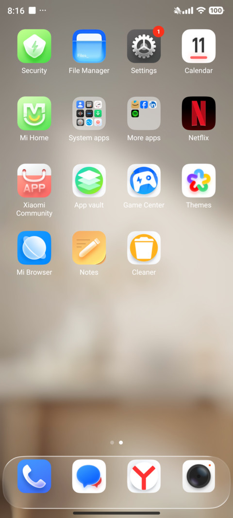 OX MU1 MIUI Customization