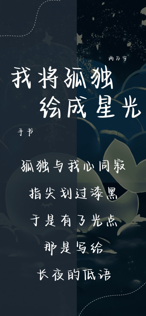我将孤独绘成星光 preview
