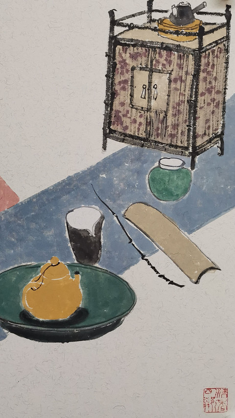 以茶入画  以画释茶 preview