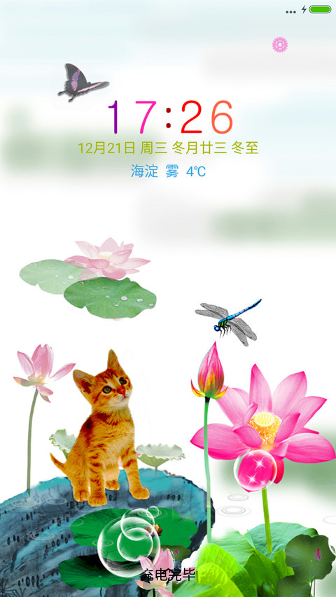 【雨滴、气泡动态】荷韵悠悠V7/V8双适配 preview