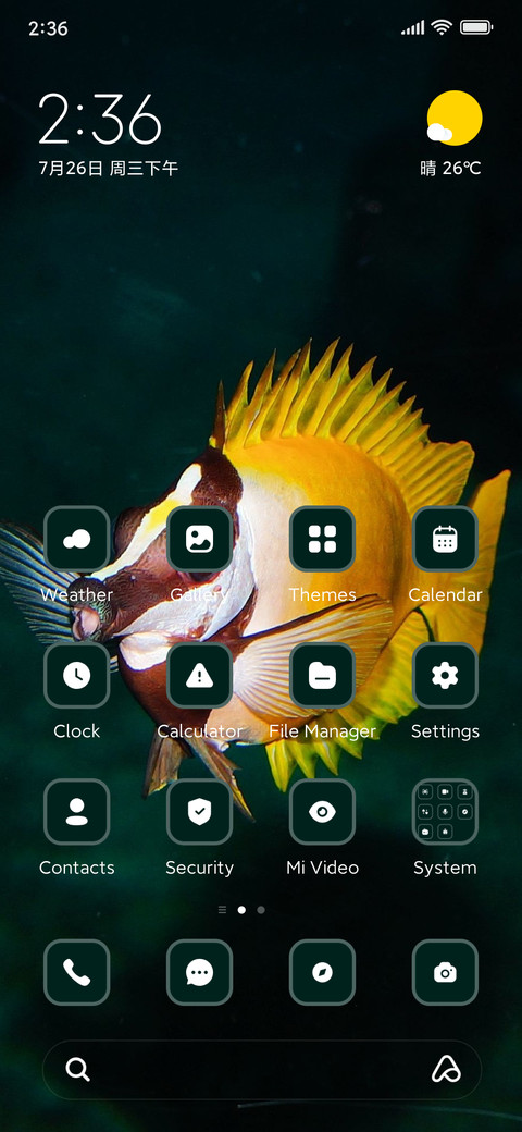 Underwater preview