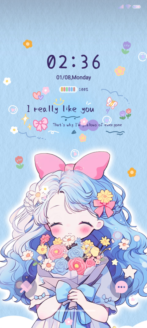 Blue girl preview
