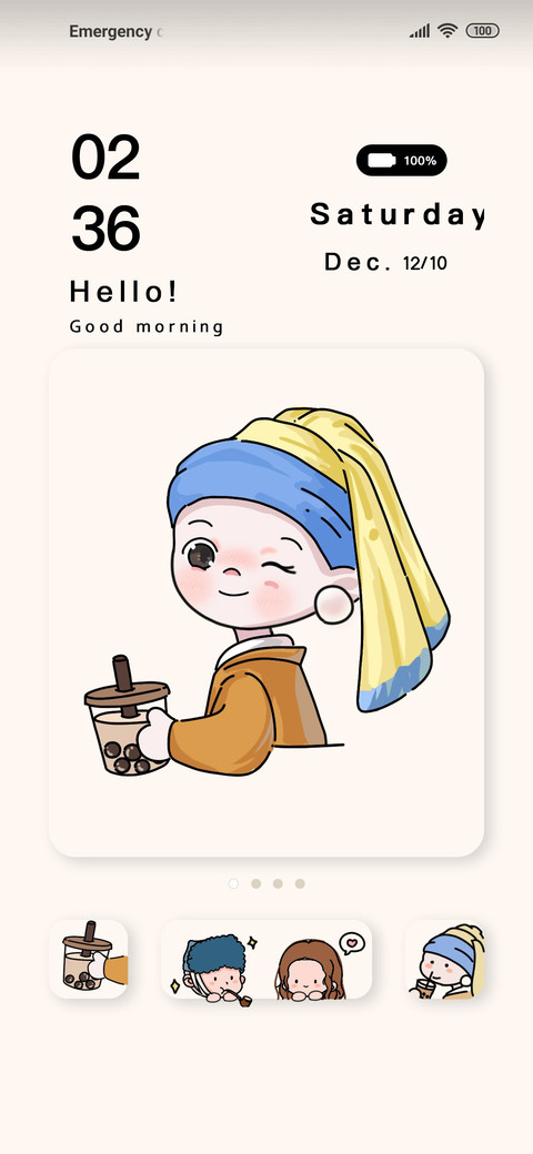 Oil painting style preview