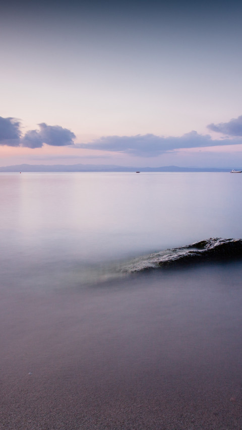 Greek coastline long exposed scenery preview