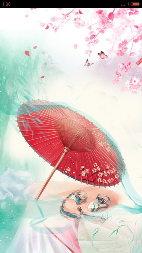 灯火阑珊处【锁屏桌面动态雨滴花瓣】 preview