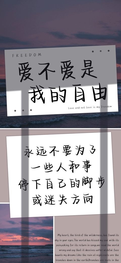 爱不爱是我的自由 preview