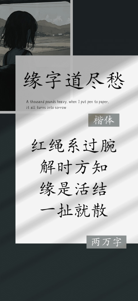 缘字道尽愁 preview