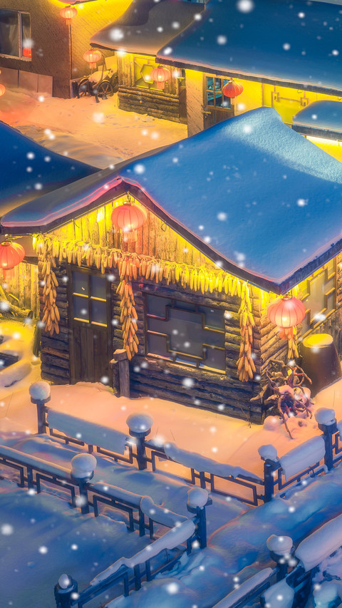 Chinas snow village opens its doors to welcome guests preview