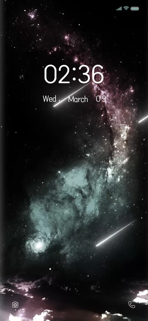 Simple starry sky preview