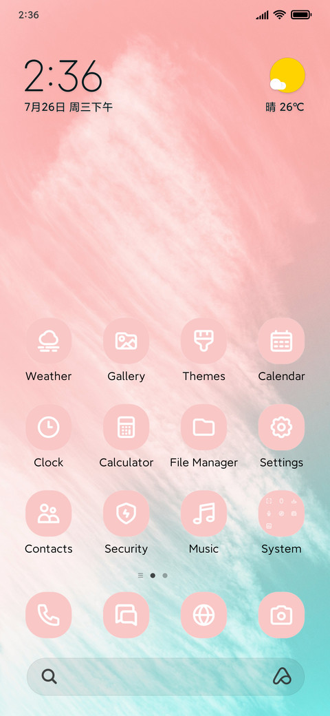 Pink Blue Clouds preview