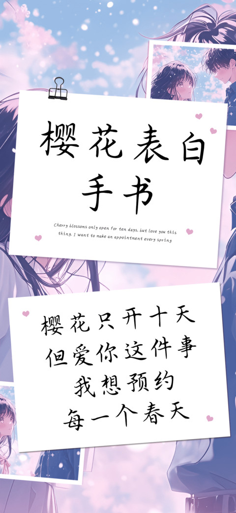 樱花表白手书 preview