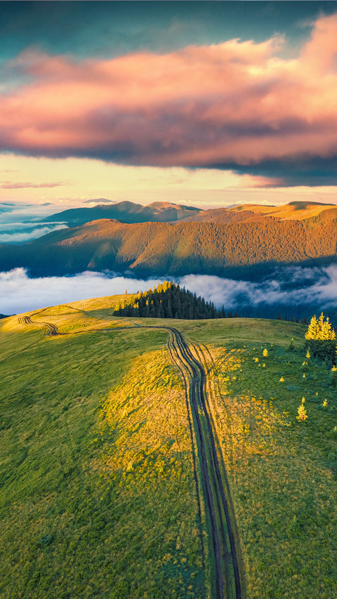 Incredible Summer Scene of Carpathian Mountains preview